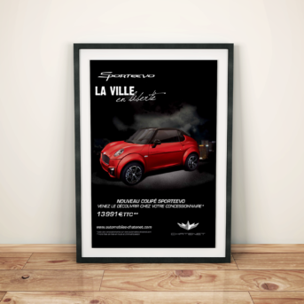 Affiche promotionnelle Sporteevo Chatenet